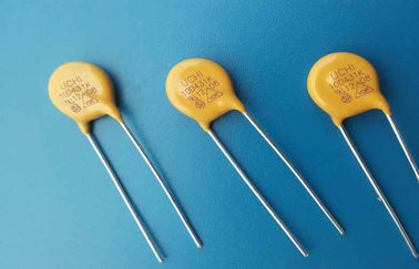 Κίτρινος Varistor μεταλλικών οξειδίων τύπων 10mm EPCOS S10K275 10D431K 430V 2.5KA δίσκος