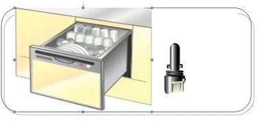 Αισθητήρας θερμοκρασίας ανίχνευσης θερμοκρασίας ύδατος και ελέγχου NTC για το πλυντήριο πιάτων