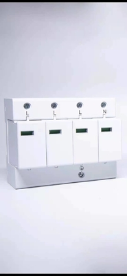 SPD συσκευών προστασίας κύματος 4P 385V 100KA για το ηλεκτρικό σύστημα χαμηλότερης τάσης