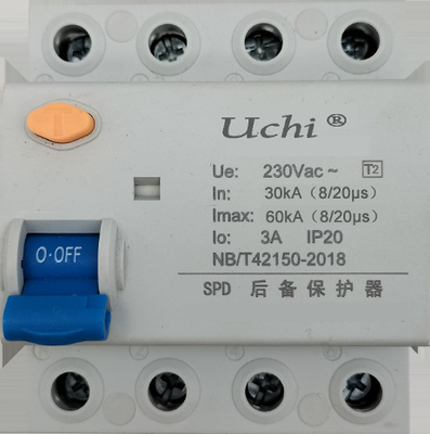 Ul94-V0 διακόπτης προστάτη κύματος με την ικανότητα ρευμάτων απαλλαγής 60KA