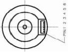 9V-16V 36 mm OD Brushless Dc Gearmotor 4 πόλοι