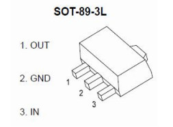 SOT89-3 78L05 Ρυθμιστές τάσης 5v πλαστικές συσκευασίες