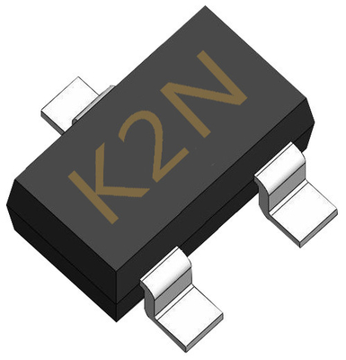 SOT-323 3904W /3906W NPN Σιλικόνιο Επιταξιακό Επλανικό Τρανζίστορα PNP Σιλικόνιο