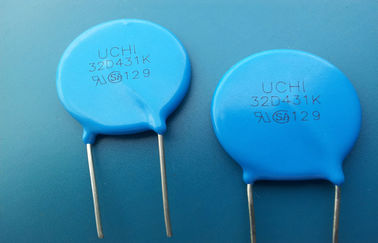 Μπλε Varistor μεταλλικών οξειδίων 32D431K εναλλασσόμενου ρεύματος 275V 430J MOV για το φωτεινό σηματοδότη