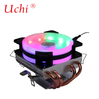4 Θέρμανση σωλήνα σπρώξτε προς τα κάτω τύπου CPU ψυγείο Αλουμινίου Heatsink CPU ψυγείο