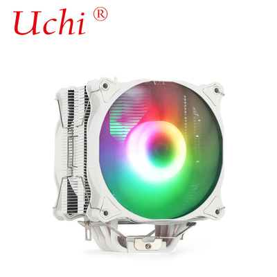 220W Λευκός RGB ARGB CPU ψυκτικός ανεμιστήρας με 6 σωλήνες θερμότητας Για επεξεργαστή υπολογιστή διακομιστή Lga1151 1155 1366 1700 2011 AMD FM AM3 AM4 AM5
