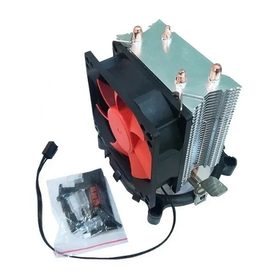 Ψύξη κάθετη πλευρά CPU ψύκτη 92mm ανεμιστήρα 2 χαλκού σωλήνα θερμότητας σωλήνα για PC υπολογιστή καθολική πρίζα AMD Intel επεξεργαστής IC