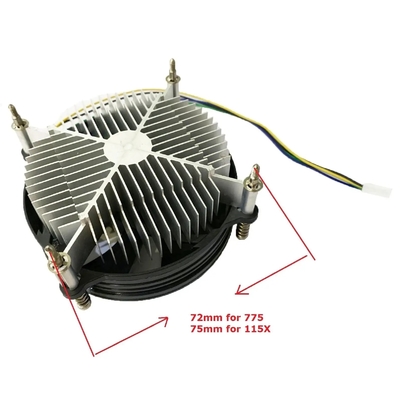 Intel 92mm Silent Fan Lga I5 I7 Cpu Cooler Για εξοπλισμό ψύξης επεξεργαστή υπολογιστών