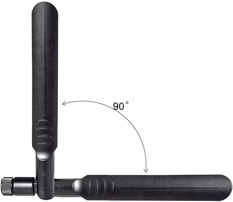 2.4G 5.8G 5dBi WiFi κεραία για Android με RP-SMA αρσενικό συνδετήρα Διπλή ζώνη κεραία