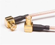 Διάταξη καλωδίου κοαξίας IoT 50 Ωμ RG316 90 μοίρες MCX έως MCX αρσενικό καλώδιο