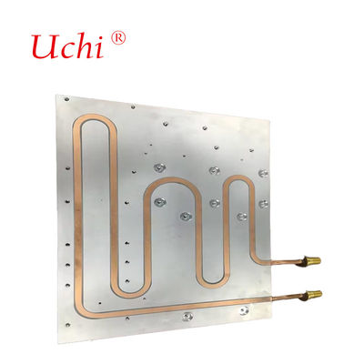 Προσαρμοσμένη πλάκα ψύξης υγρού Χαλκού-Αλουμινίου Θερμοανυδάτησης Πλάκα ψύξης νερού Ψυχρό σύστημα ψύξης πλάκας