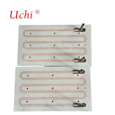 Προσαρμοσμένη πλάκα ψύξης υγρού Χαλκού-Αλουμινίου Θερμοανυδάτησης Πλάκα ψύξης νερού Ψυχρό σύστημα ψύξης πλάκας