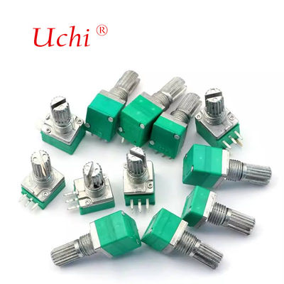 RK097NS 5-pin 9mm 10K Περιστροφικό Μονοφωνικό Ποτενσιόμετρο Ακριβείας