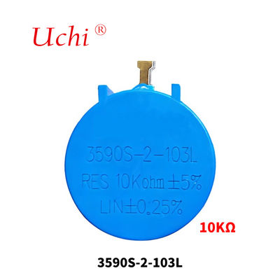 3590 Ποτενσιόμετρο Περιστροφικό Ακριβείας Συρματόμετρο Πολλαπλών Στροφών 10k Ohm 5% 2w