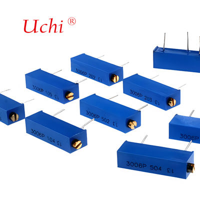 3006P 205 Ποτενσιόμετρο Μετάλλου Κεραμικού Λεπτής Ρύθμισης, 2m Ohm Με Κουμπί, Ποτενσιόμετρο Ακριβείας Πολλαπλών Στροφών