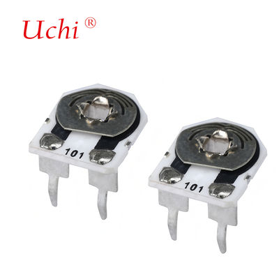 W206 Ποτενσιόμετρο Μονού Στροφείου Μεταλλικό Γυάλινο Ίζημα Τριμερικό Ποτενσιόμετρο 0,25 Watt Προκαθορισμένο Ποτενσιόμετρο