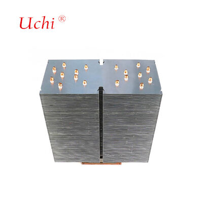 1500W LED θερμοκηλίδα - 5 φτερωτό φτερό φερμουάρ θερμότητας σωλήνα ψύξης μονάδα