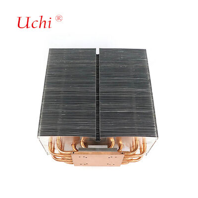 1500W LED θερμοκηλίδα - 5 φτερωτό φτερό φερμουάρ θερμότητας σωλήνα ψύξης μονάδα