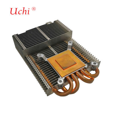 Αλουμινένιο πτερύγιο με πτερυγία στοιβαγμένο ενεργό σύνθετο θερμοχύτη