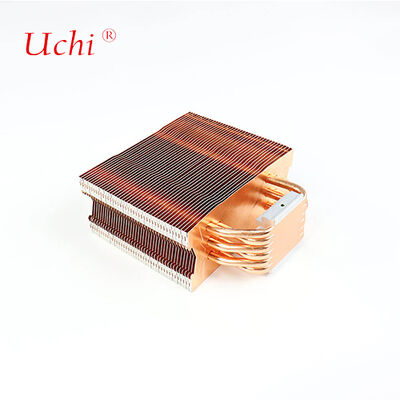 Ηλεκτρονικός υπολογιστής CPU θερμοχύτης από σύνθετο χαλκό-αλουμίνιο