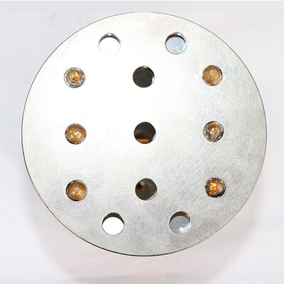 Ψυχτήρας θερμότητας χάλκινου σωλήνα με πτερύγιο φερμουάρ για βιομηχανικά φώτα