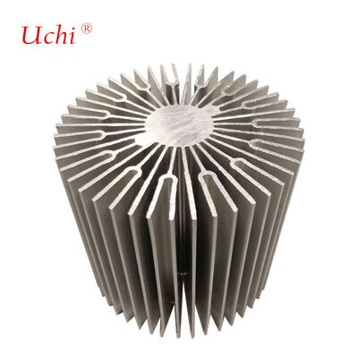 Στρογγυλό αλουμινένιο προφίλ LED φωτισμός Θερμοαπορροφητήρας