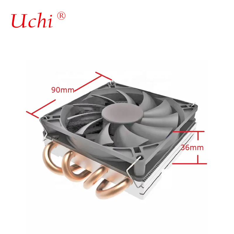 Προσαρμοσμένο ODM Super Thin Cpu Cooler 36mm πάχος ύψος AMD AM4 AM3 FM2 1200 115X 1700 1366 Heatsink Fan 1U Server Radiator