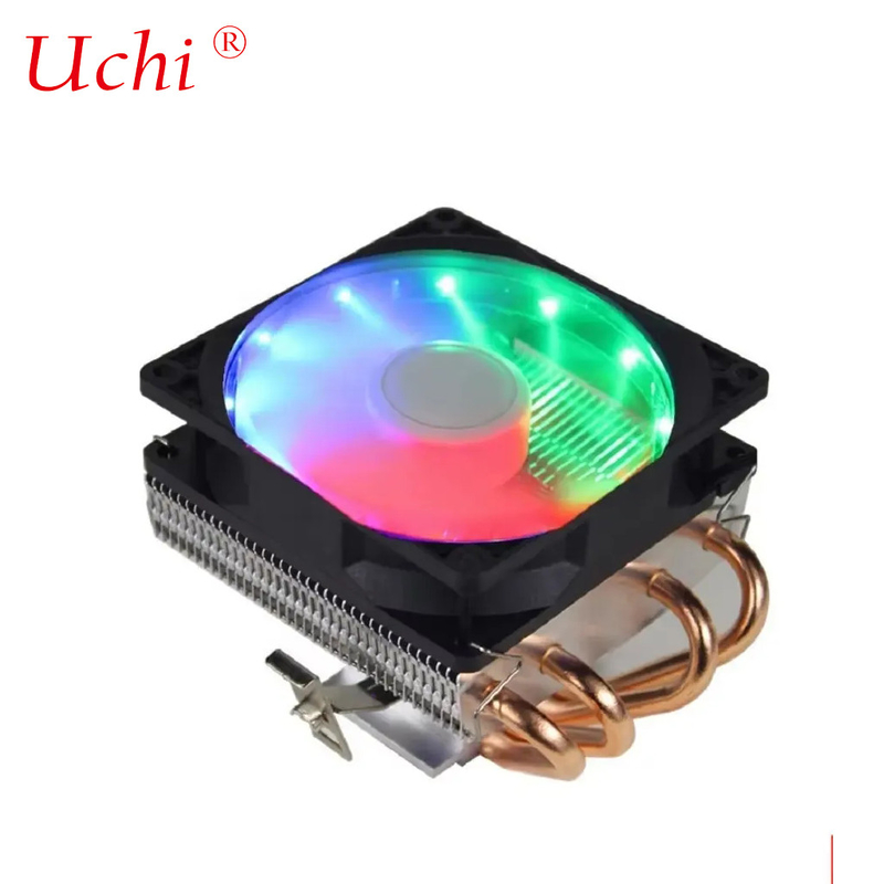 4 Θέρμανση σωλήνα σπρώξτε προς τα κάτω τύπου CPU ψυγείο Αλουμινίου Heatsink CPU ψυγείο
