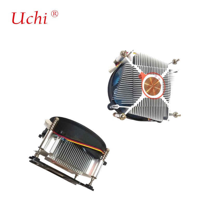 12V DC Copper Center Radiator TDP 75W Για ψύξη επεξεργαστή υπολογιστών 4 πιν PWM Socket 1700 1200 1150 1151 1155 1156 Cpu Air Cooler Fan