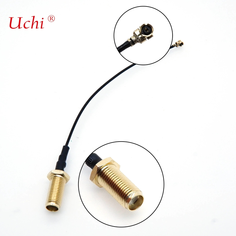 WiFi Antenna Booster με 15cm 6inch 1.13mm RP-SMA θηλυκό σε UFL κοαξιακό καλώδιο καλώδια επικοινωνίας