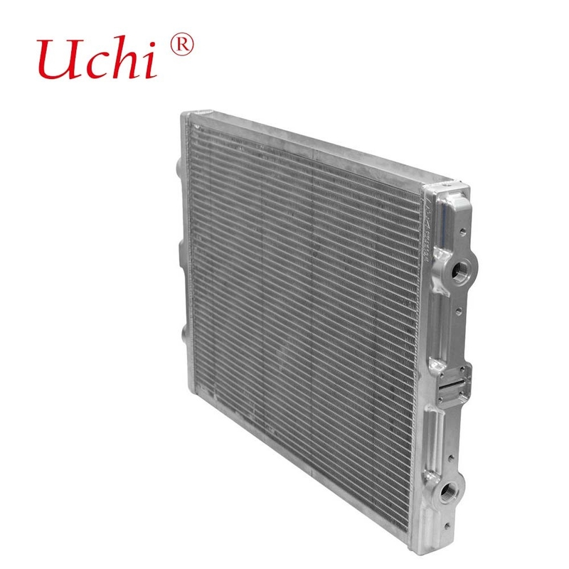 Εναλλάκτης θερμότητας πτερυγίων πλάκας νερού Μικροκαναλικός εναλλάκτης θερμότητας Συμπαγής Ελαφρύς