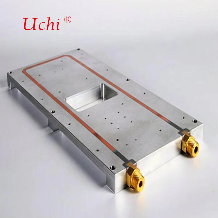 Industrial IGBT Water-cooling Plate, Aluminum High-performance Liquid Cooling Plate, 800mm Copper Cooling Plate