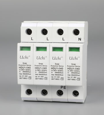 Υπαίθρια χαμηλή τάση 200/380VAC SPD συσκευών προστασίας κύματος πατωμάτων οικοδόμησης