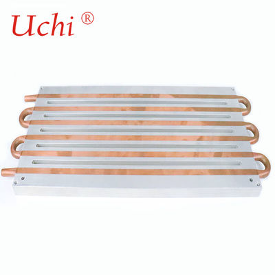 Η ακρίβεια επεξεργάστηκε δροσισμένο το νερό κρύο πιάτο Heatsink για τον ενισχυτή δύναμης στη μηχανή