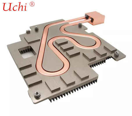 Χάλκινο προφίλ θερμότητας σωλήνα υγρού ψύξης Πλάκα Προσαρμοσμένο σχέδιο